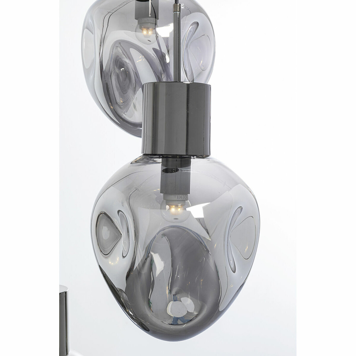 Suspension Supernova Smoky Tre Ø45cm argent, KARE DESIGN