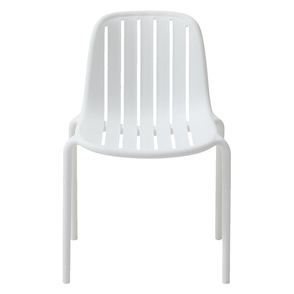 Chaise de jardin en polypropylène ARZON blanc, HABITAT