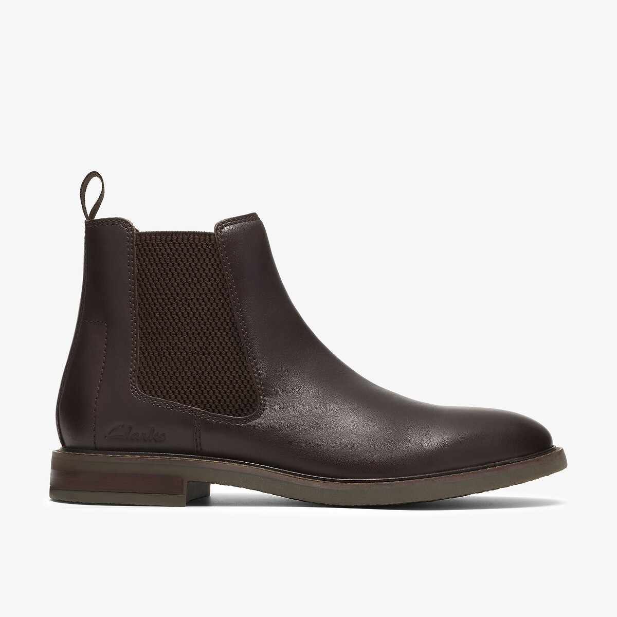 Bottines chelsea en cuir, JAXEN EASY marron, CLARKS