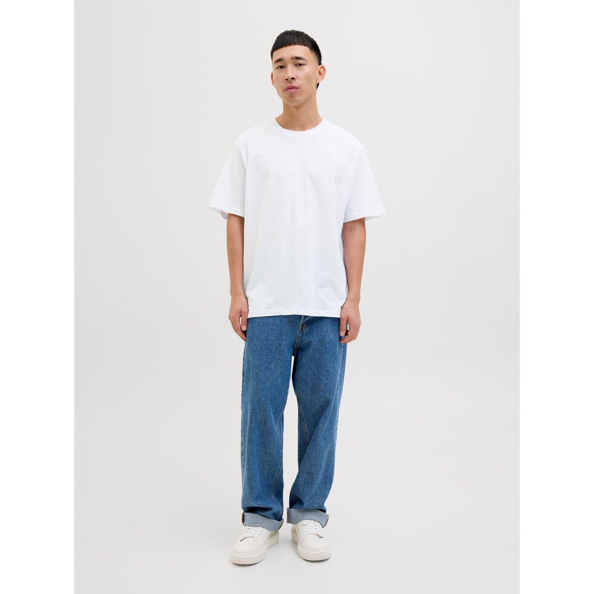 T-Shirt white 1, JACK & JONES