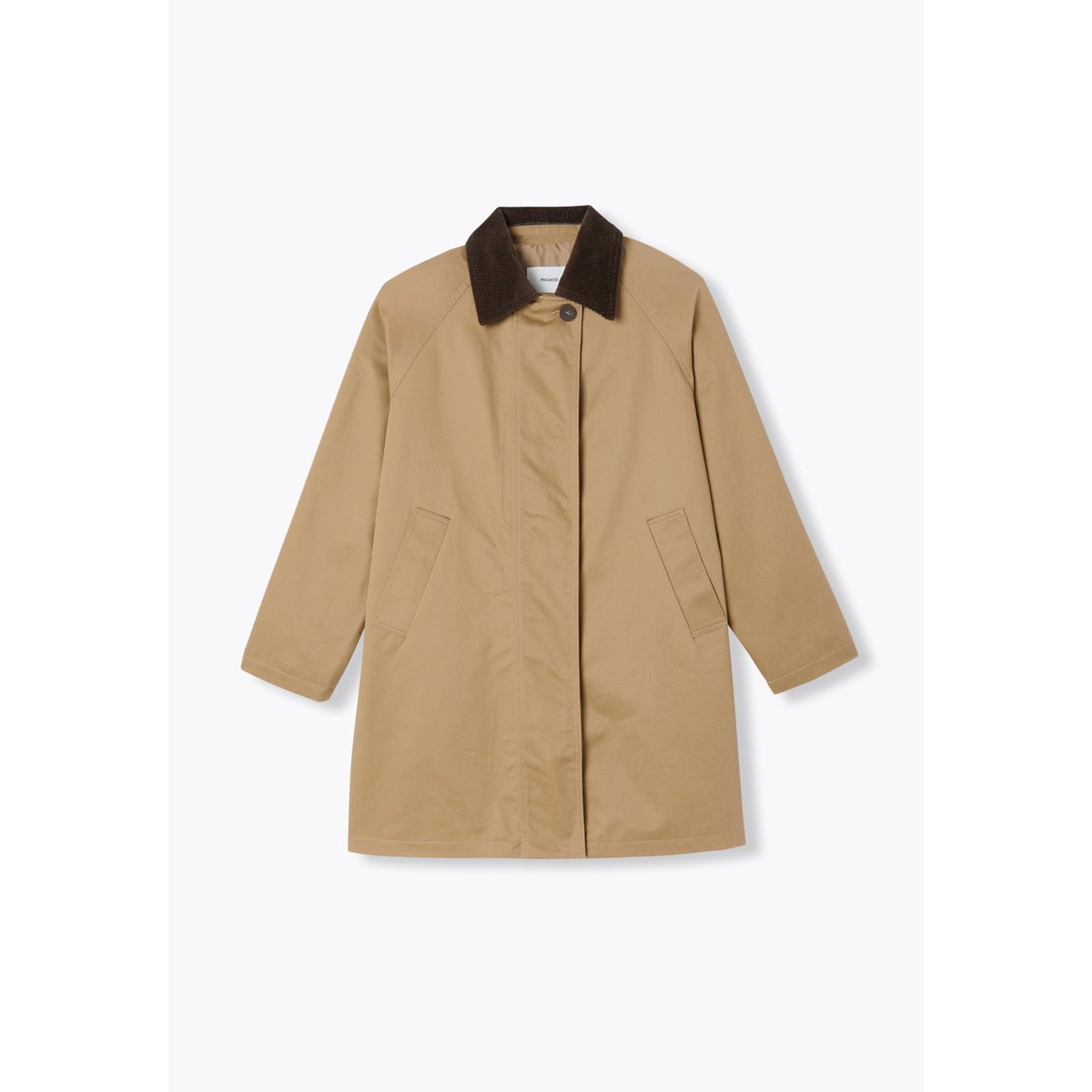 Trench à col velours camel, PROMOD