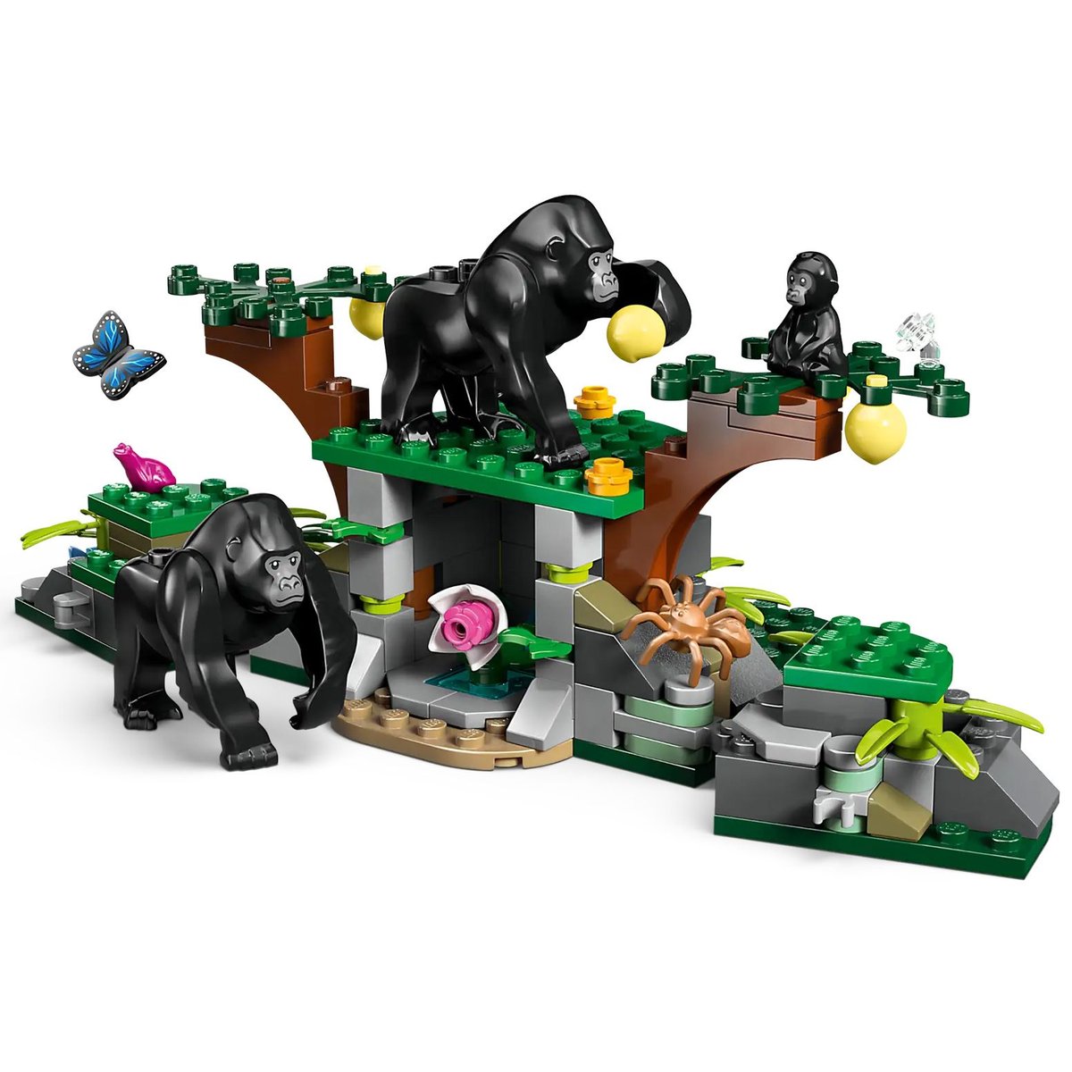 LEGO City - Hélicoptère d'Exploration Jungle avec Camp de Base - 60437 multicolore, LEGO