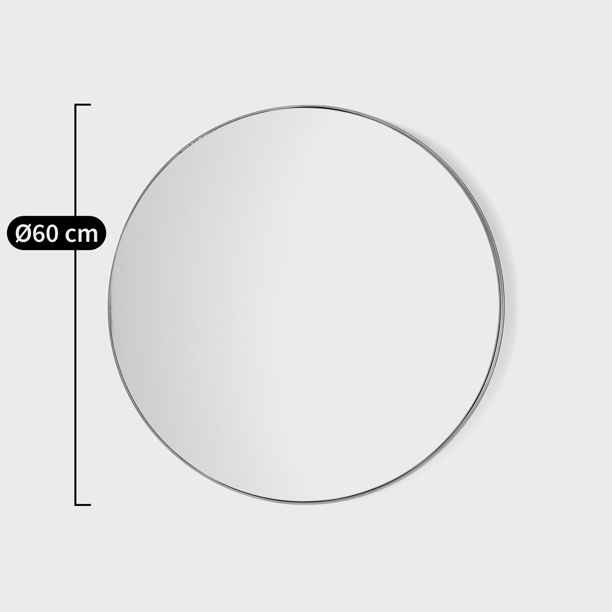Miroir rond, en métal fer, diamètre 60 cm, IODUS laiton, LA REDOUTE INTERIEURS