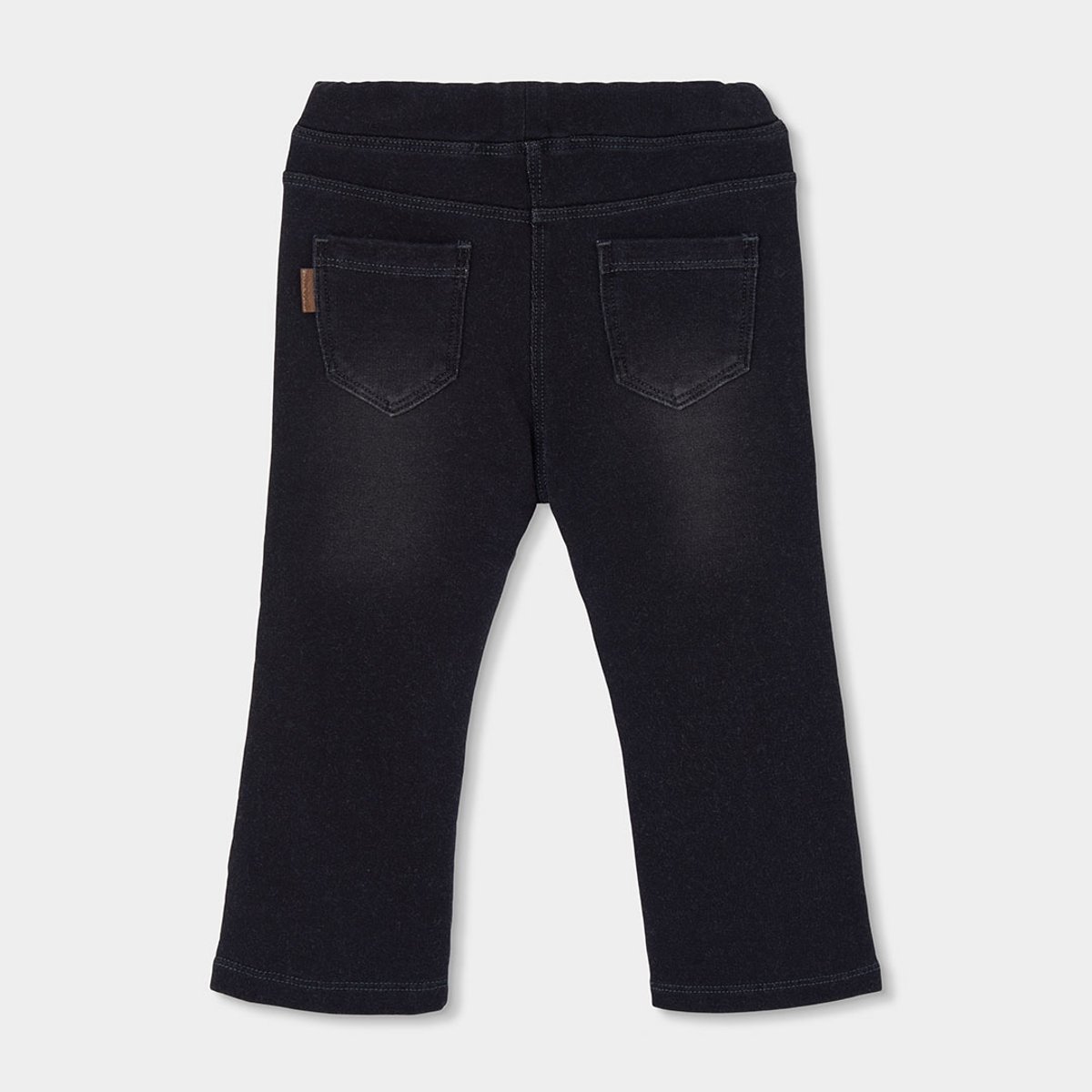 Pantalon molleton denim fille noir, BOBOLI