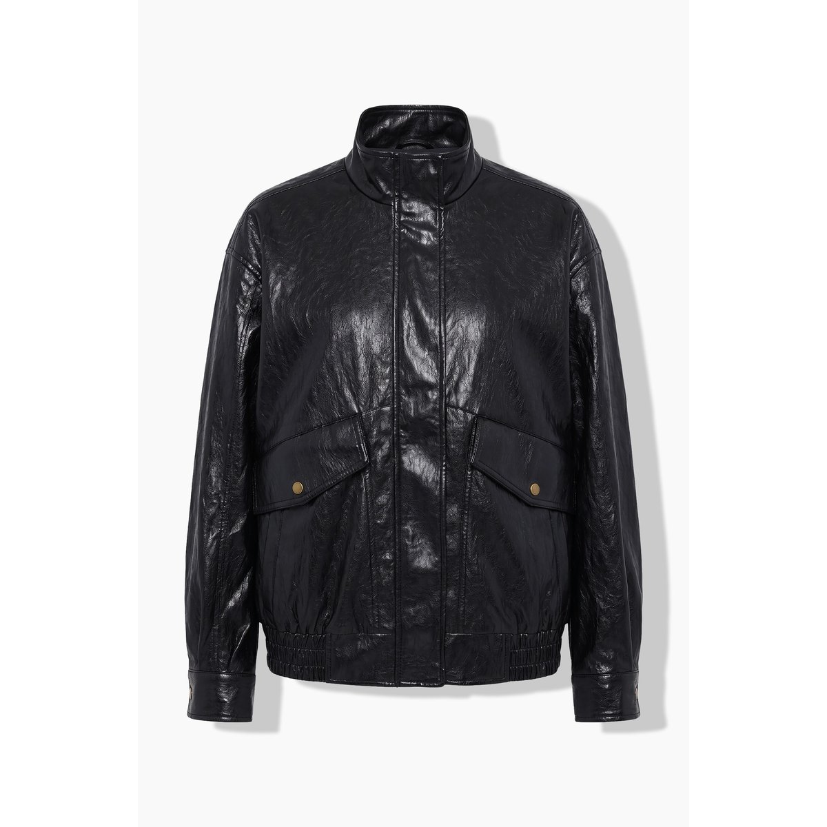 Veste oversize en simili noir, STUDIO UNTOLD