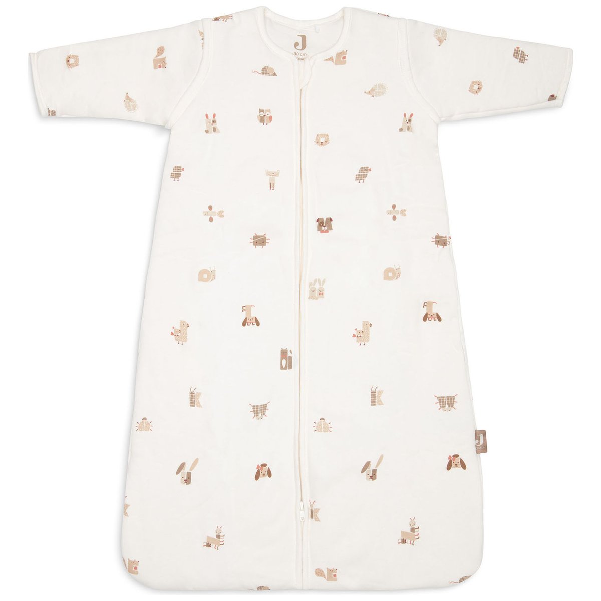 Gigoteuse chaude à manches amovibles ecru, beige, marron, JOLLEIN