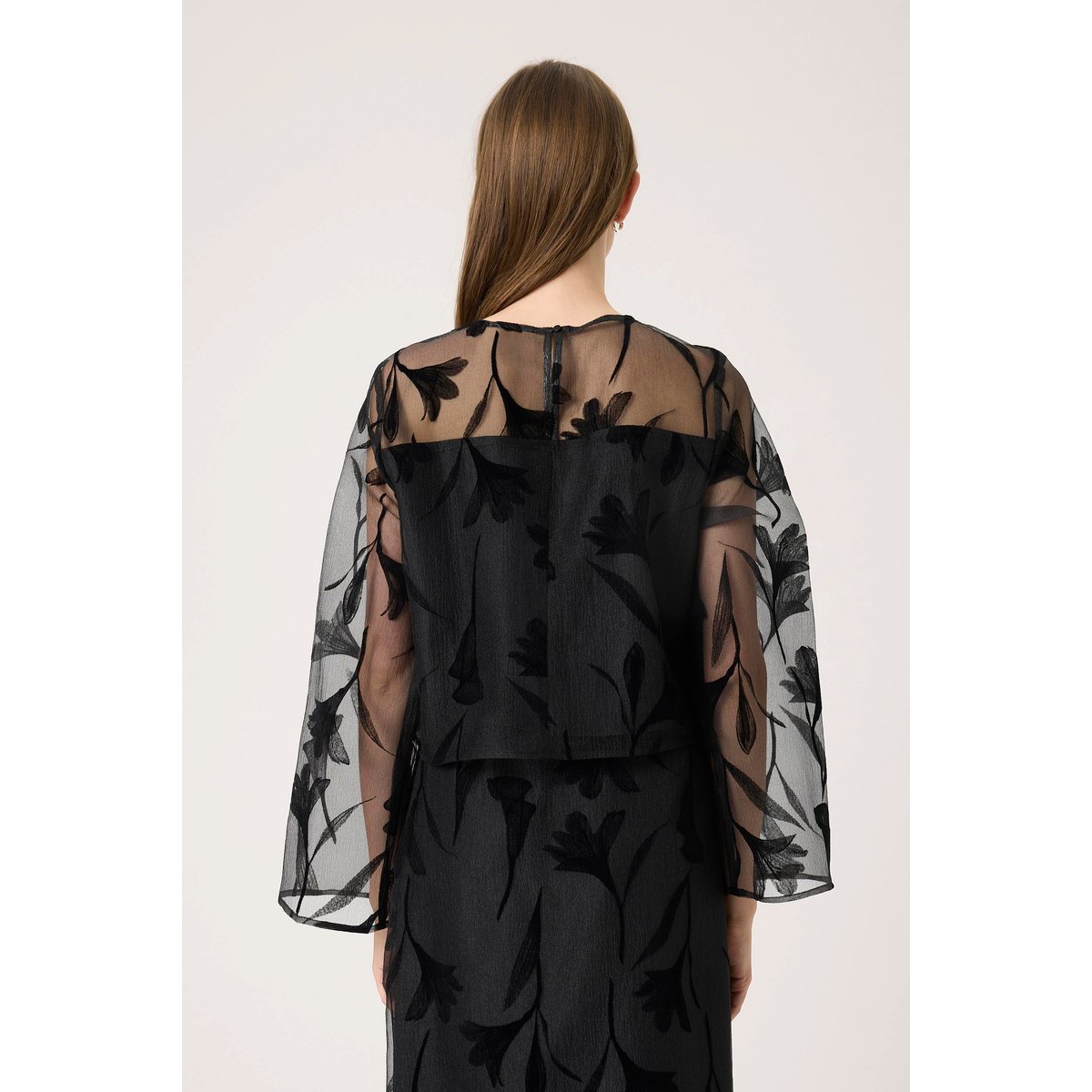 Blouse à manches longues noir black, SOAKED IN LUXURY