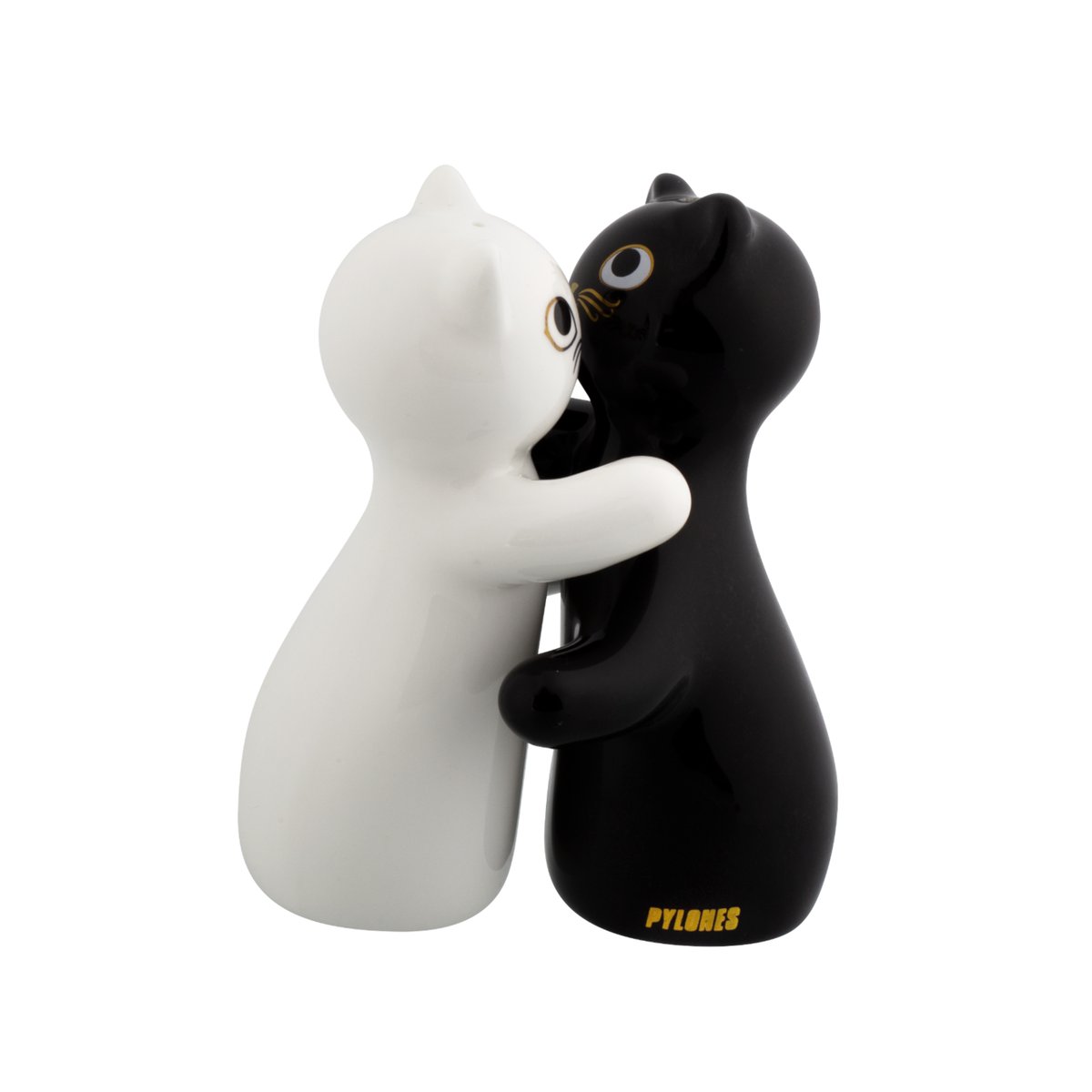 Salière et poivrière  Hugcats couleur unique, PYLONES