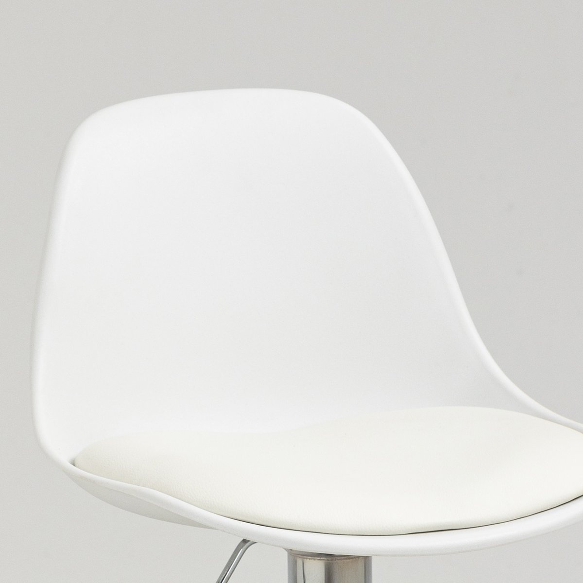 Tabouret de bar Polyuréthane Blanc blanc, HOMCOM