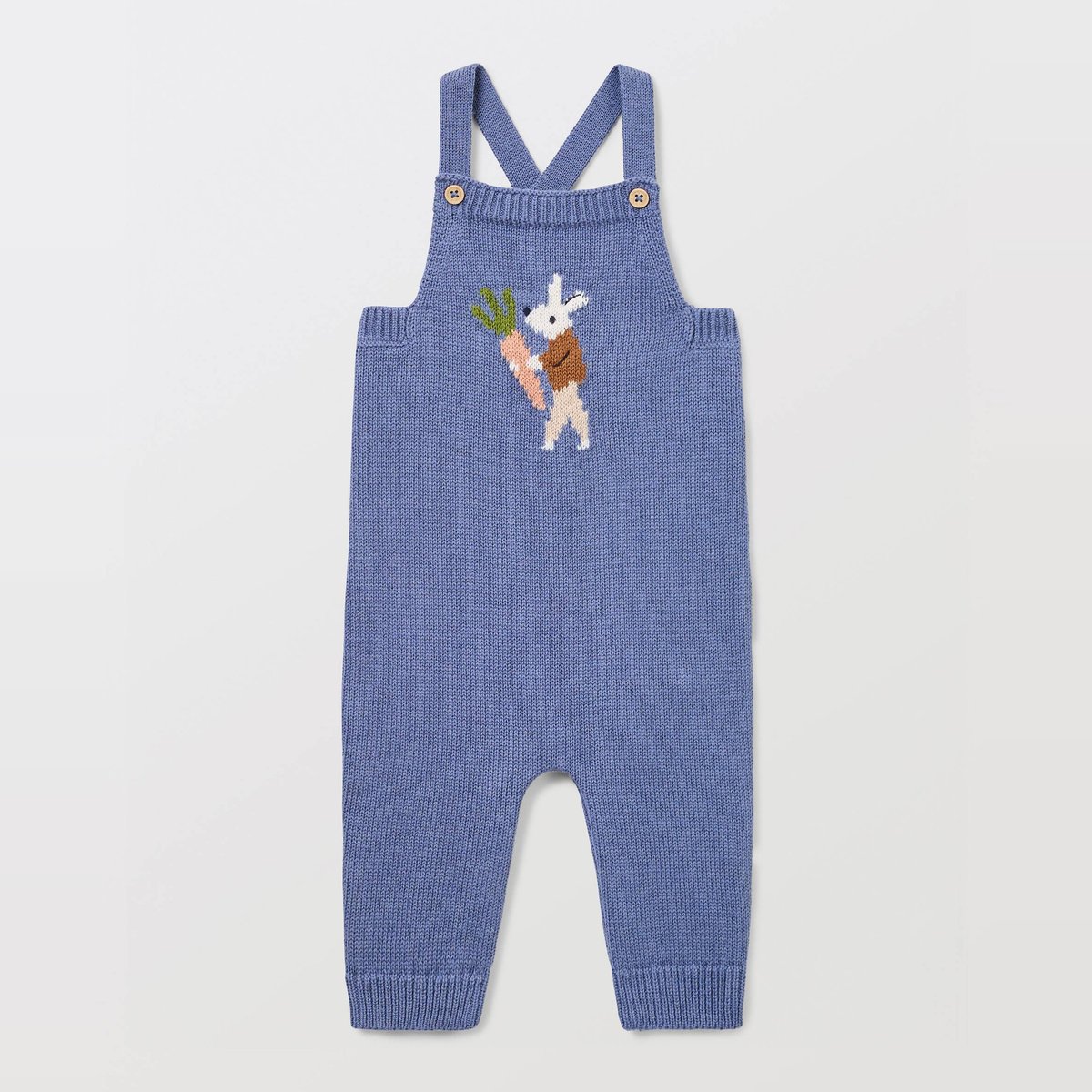 Salopette longue tricot orageux, BOUT'CHOU