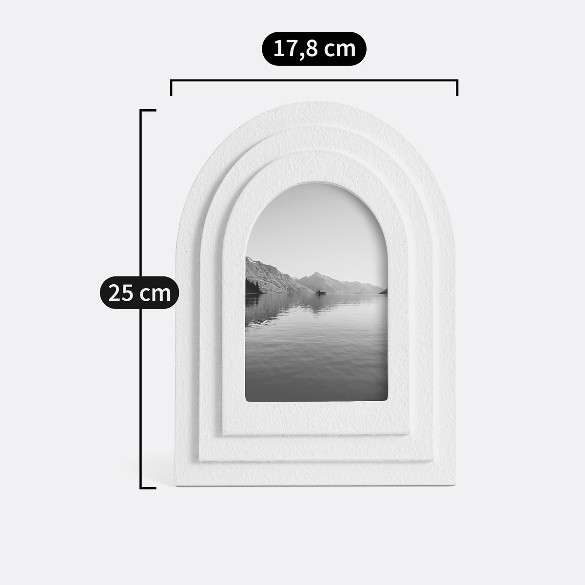 Kader 25 x 17,8 cm, Kumlo wit, LA REDOUTE INTERIEURS