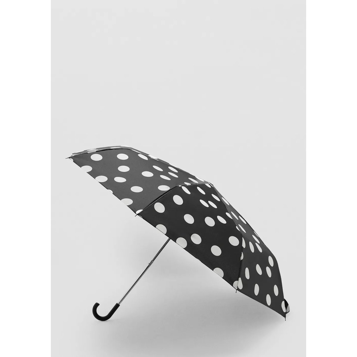 Parapluie imprimé pois noir, MANGO