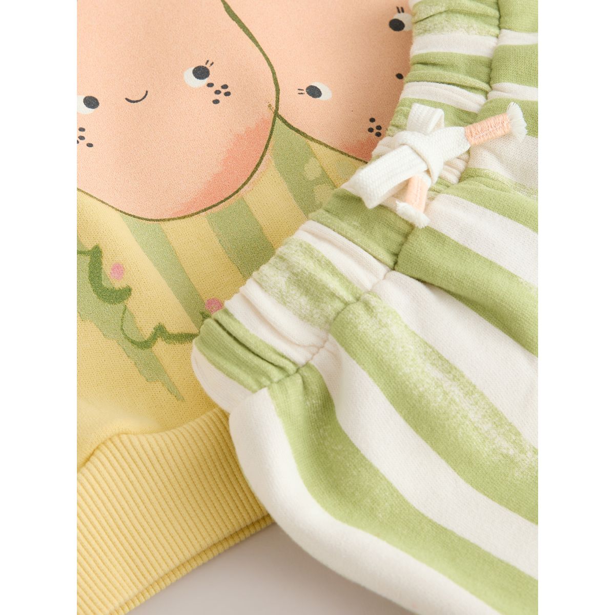 Ensemble short et haut fruits verts, NEXT