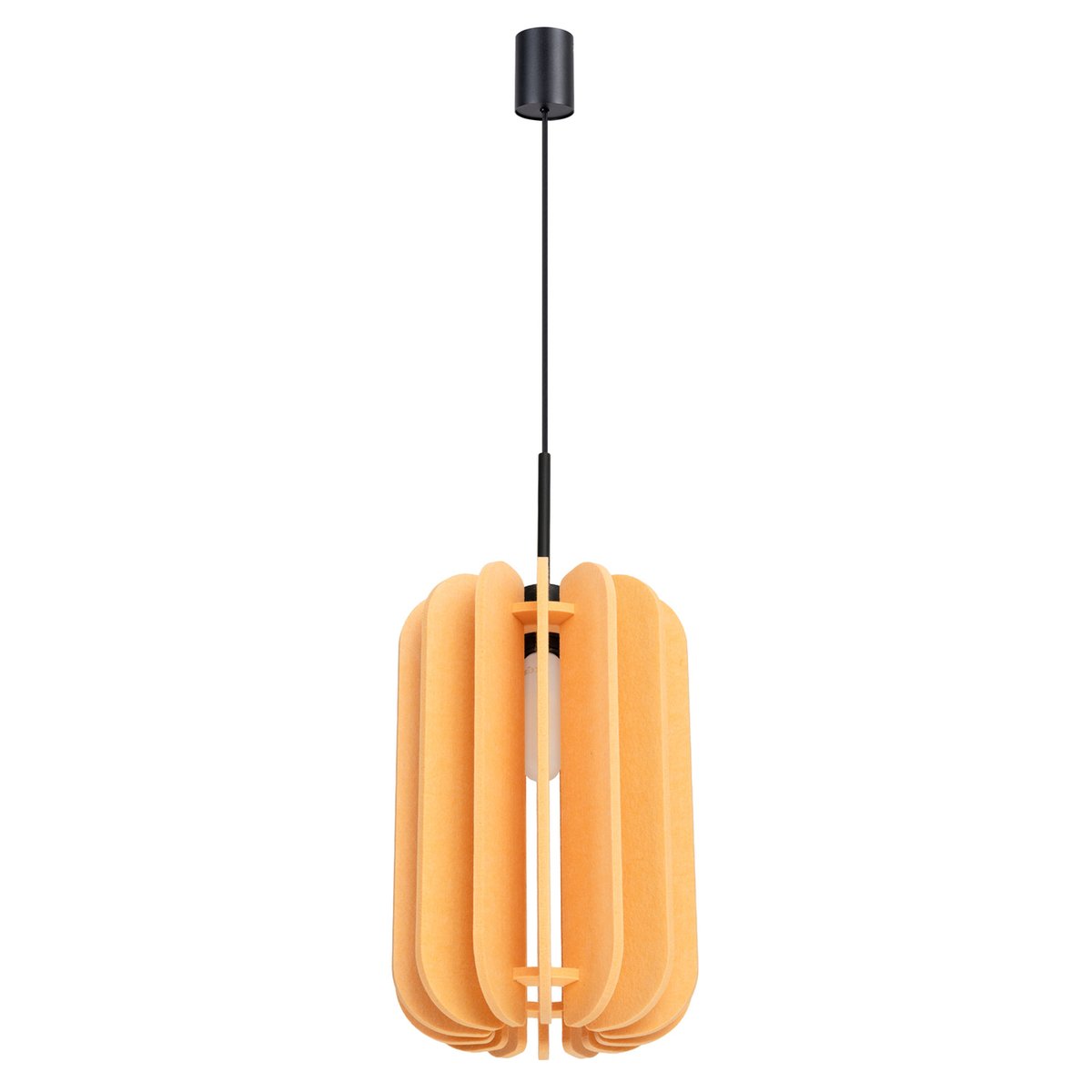 Suspension Feutre Jaune E27 1 Mula jaune, EDEN