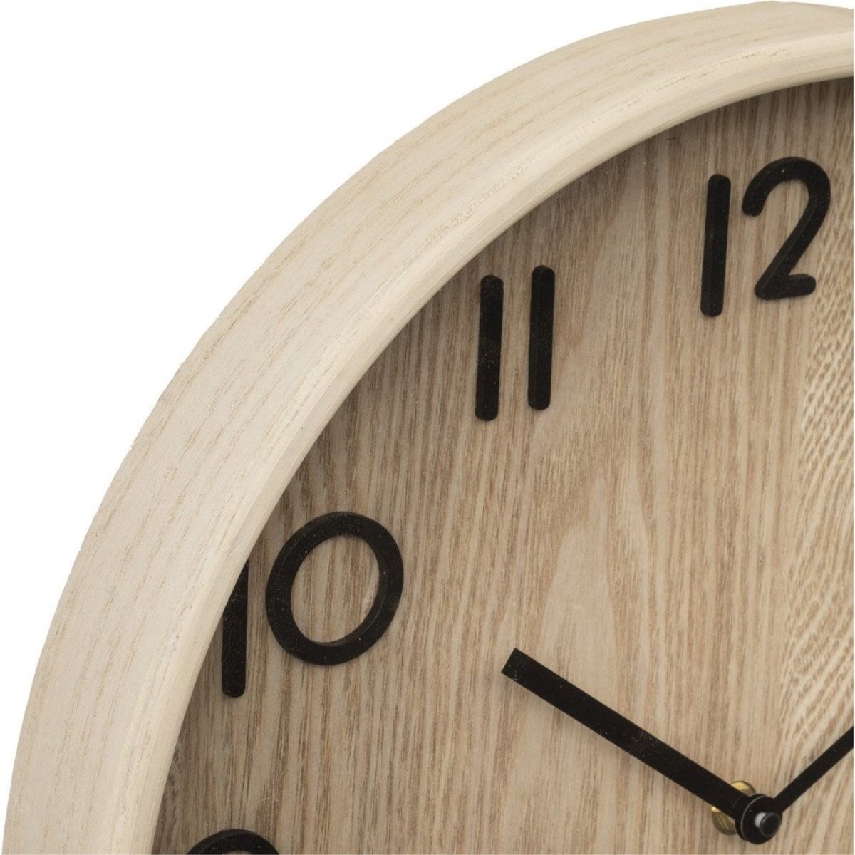 Horloge Bois Ivana D38 beige, ATMOSPHERA