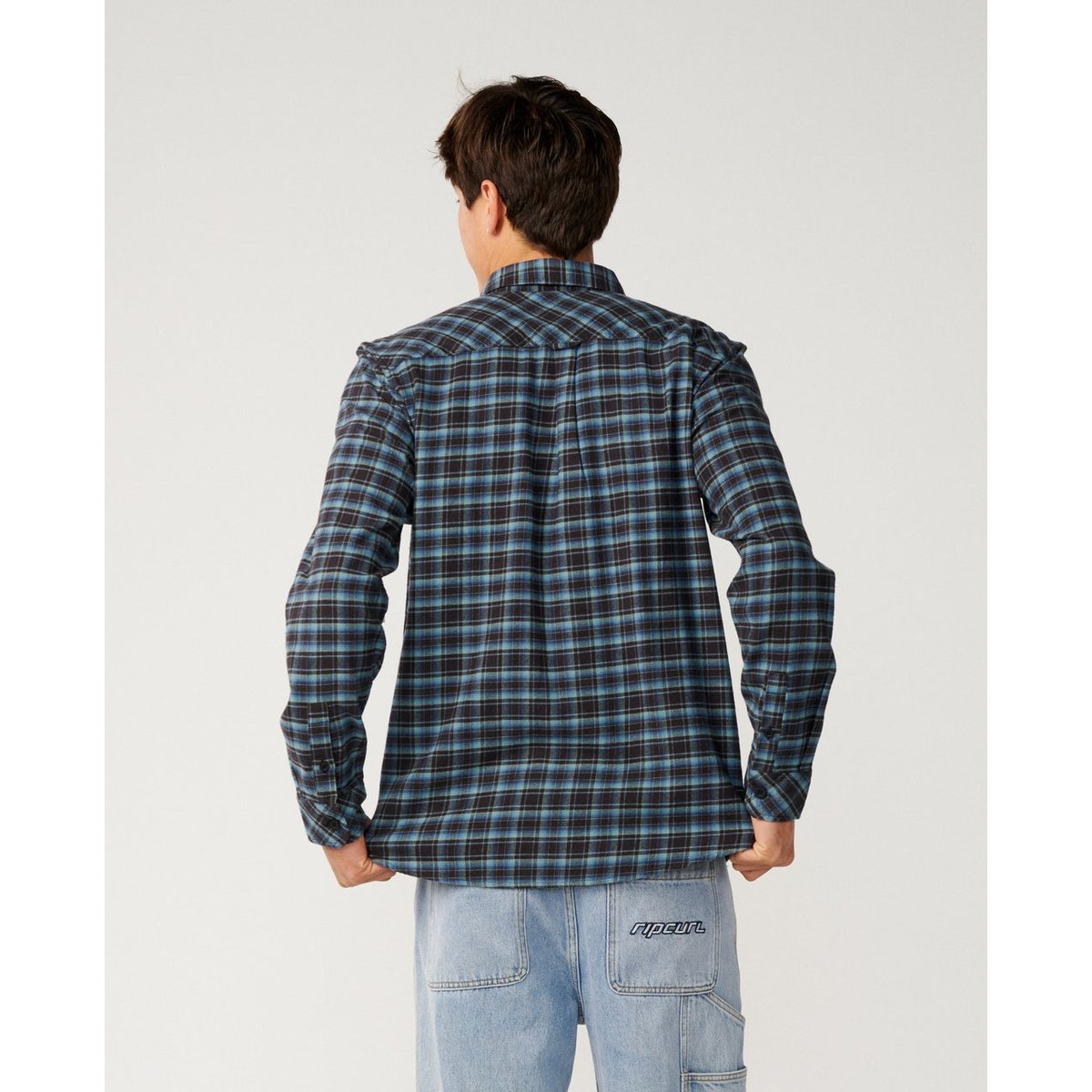 Chemise en flannelle Classic SURF washed black, RIP CURL