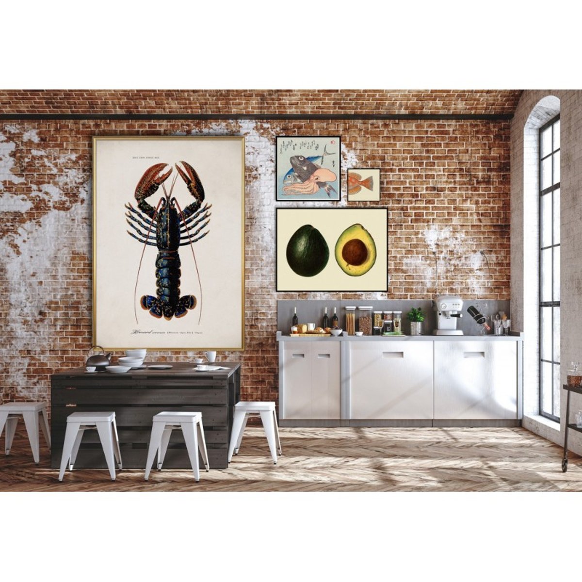 Poster avocat Avocado vert, THE DYBDAHL CO