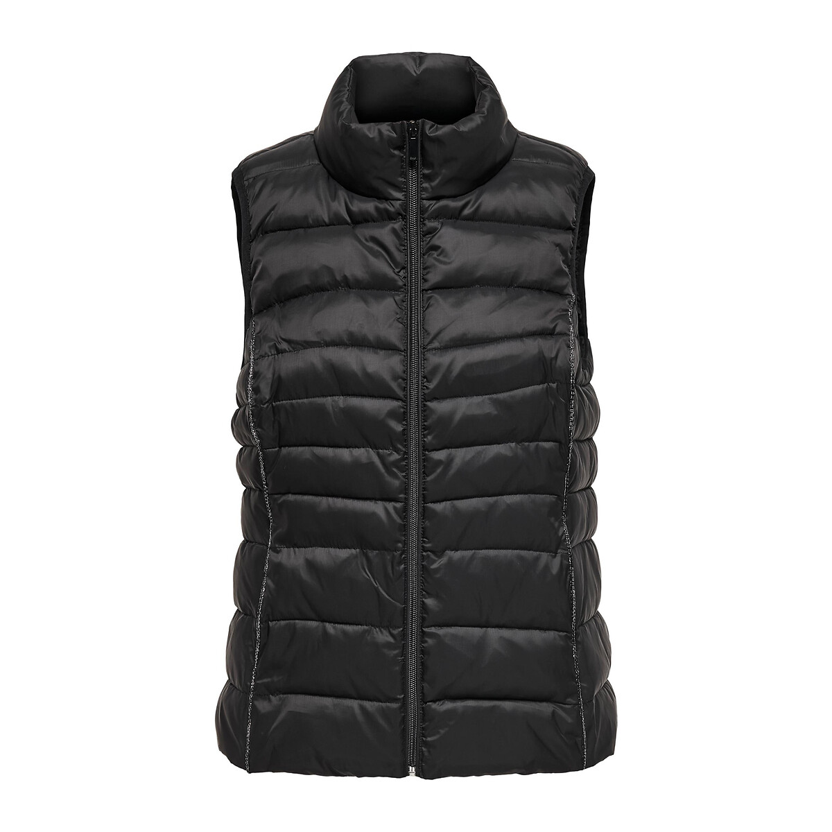 Short Padded Gilet black, ONLY