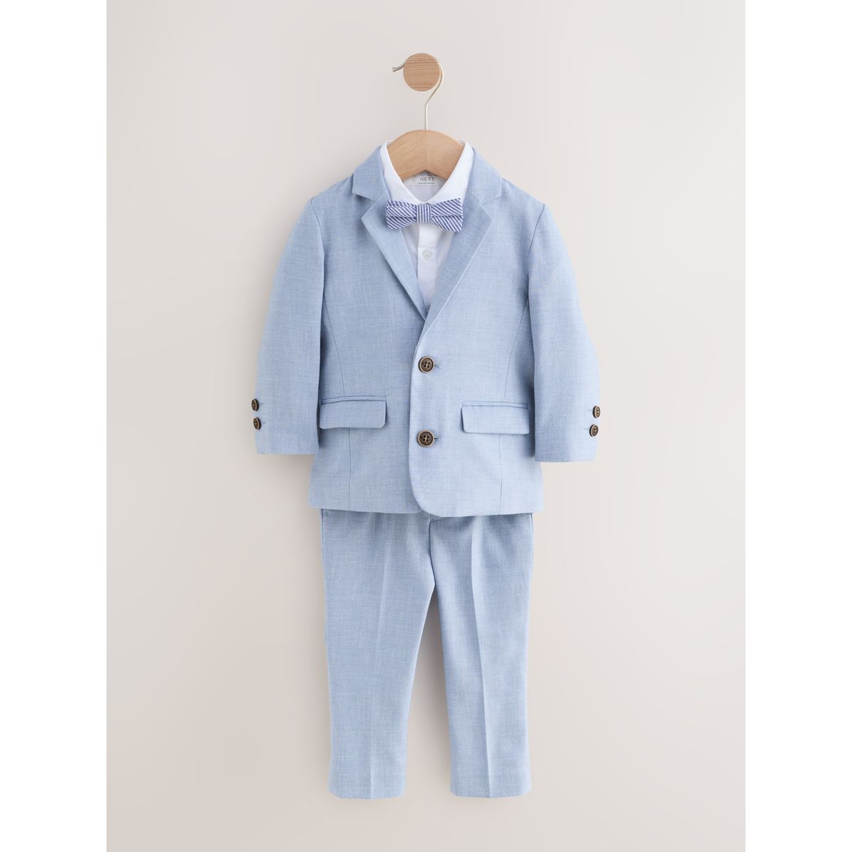 Blazer, chemise, pantalon et nœud papillon bleu, NEXT