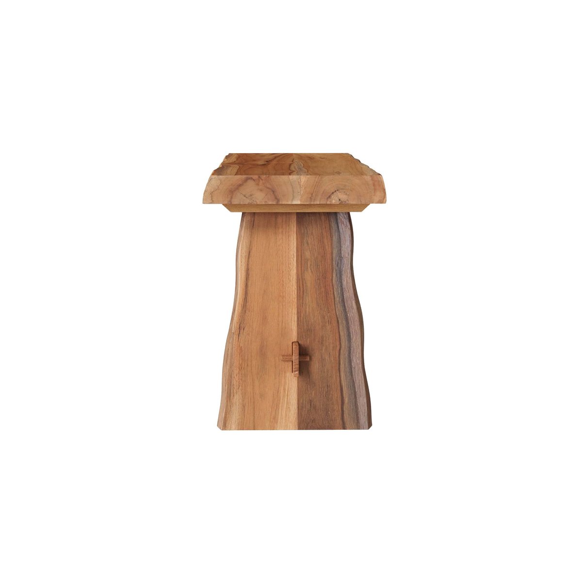 Banc 2 places en bois de teck recyclé 90 cm - VIC bois, MAISON PAVANE