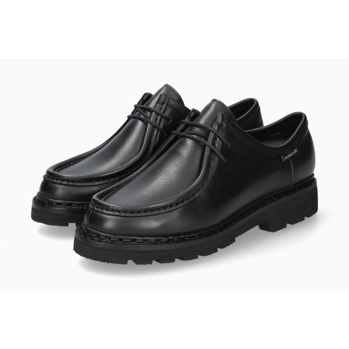 Derbies en cuir SUE noir 5143, MEPHISTO