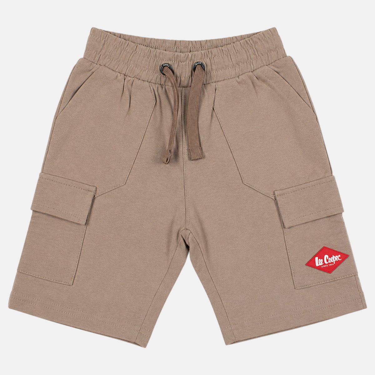 Bermuda cargo molletonné à cordon BARUDA beige, LEE COOPER