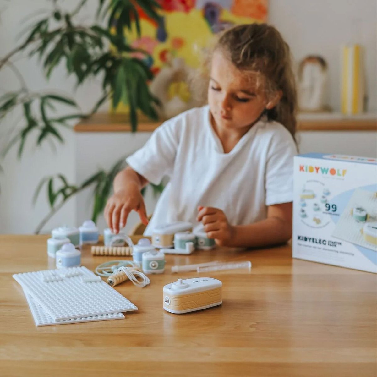 Kit d'initiation électricité KIDYELEC STARTER blanc, KIDYWOLF