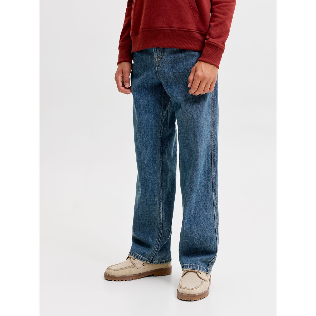 Jean Baggy Fit blue denim, JACK & JONES JUNIOR