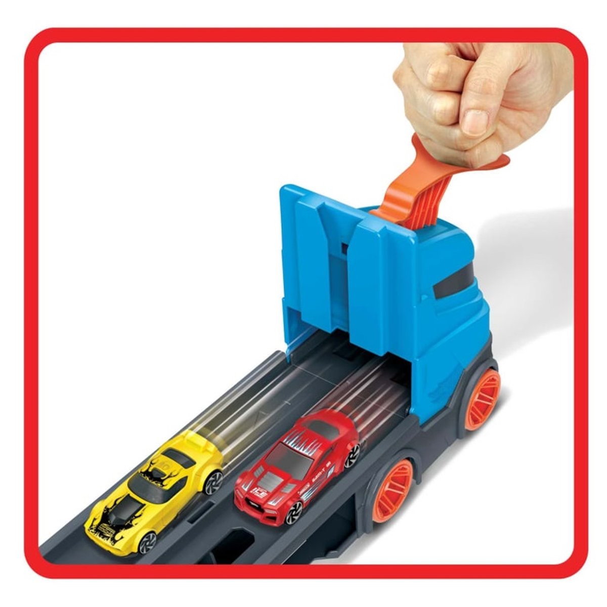 Hot Wheels Super Transporteur Extensible multicolore, MATTEL