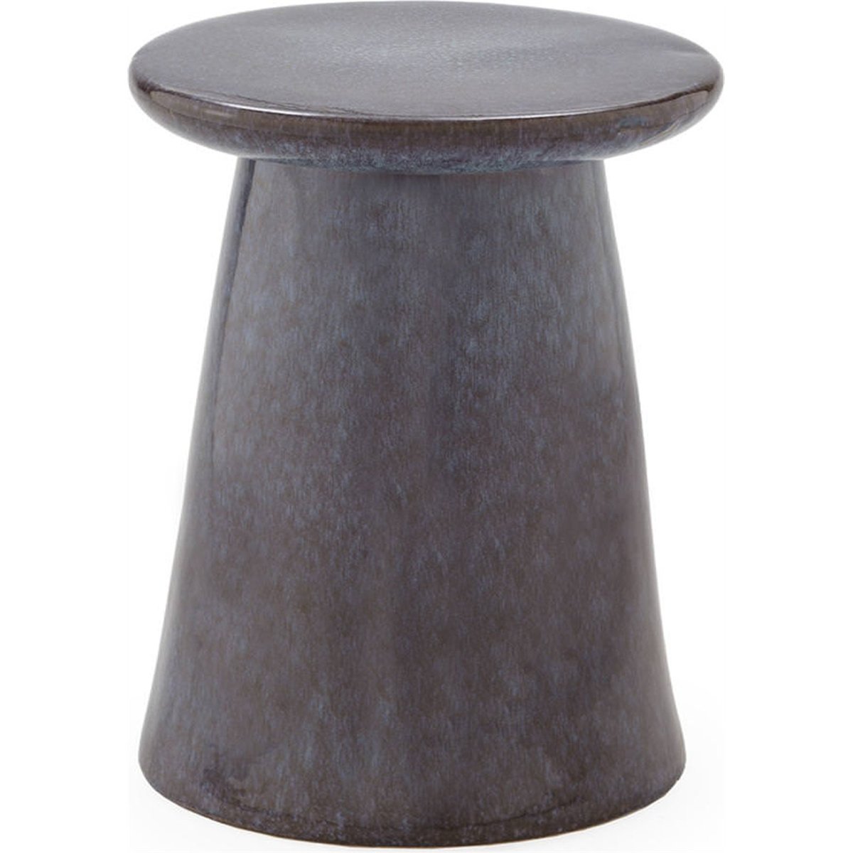 Tabouret en céramique fait main bleu vieilli, RECOLLECTION