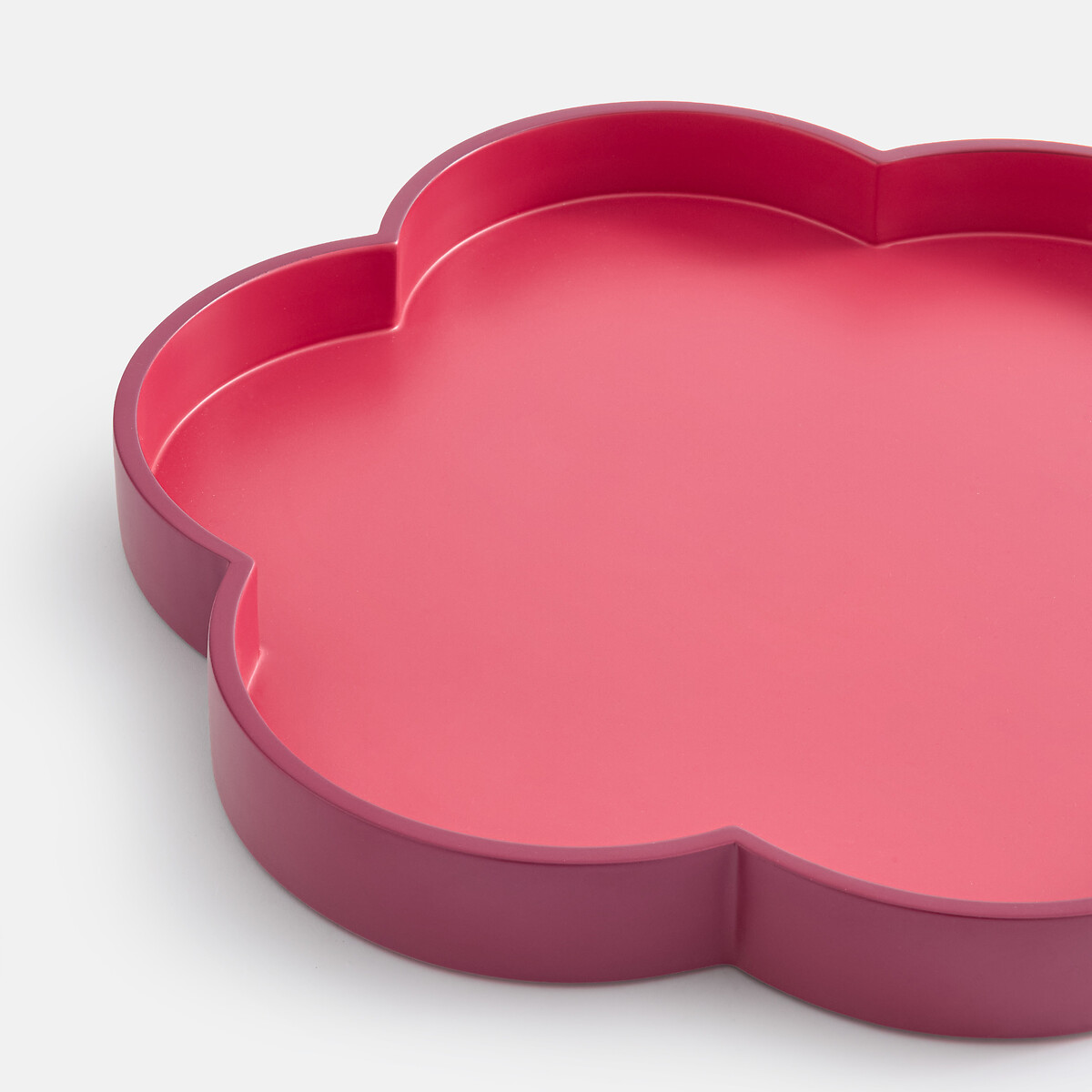 Plateau en forme de fleur, Itao bordeaux/rose, LA REDOUTE INTERIEURS