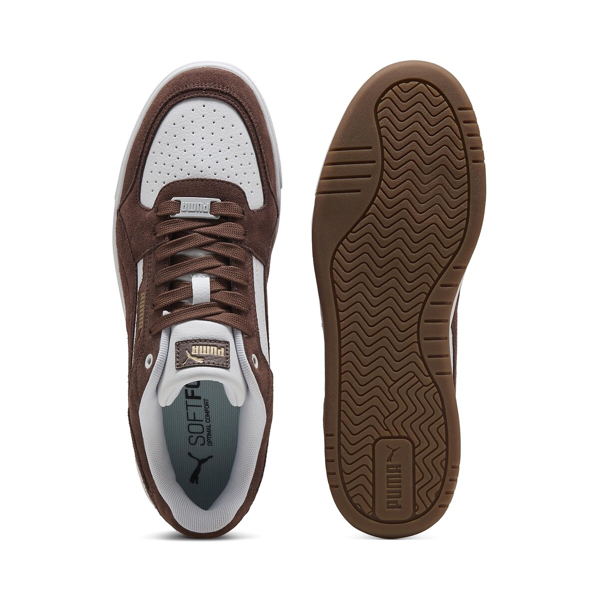 Baskets Caven III Plus SD marron/blanc, PUMA