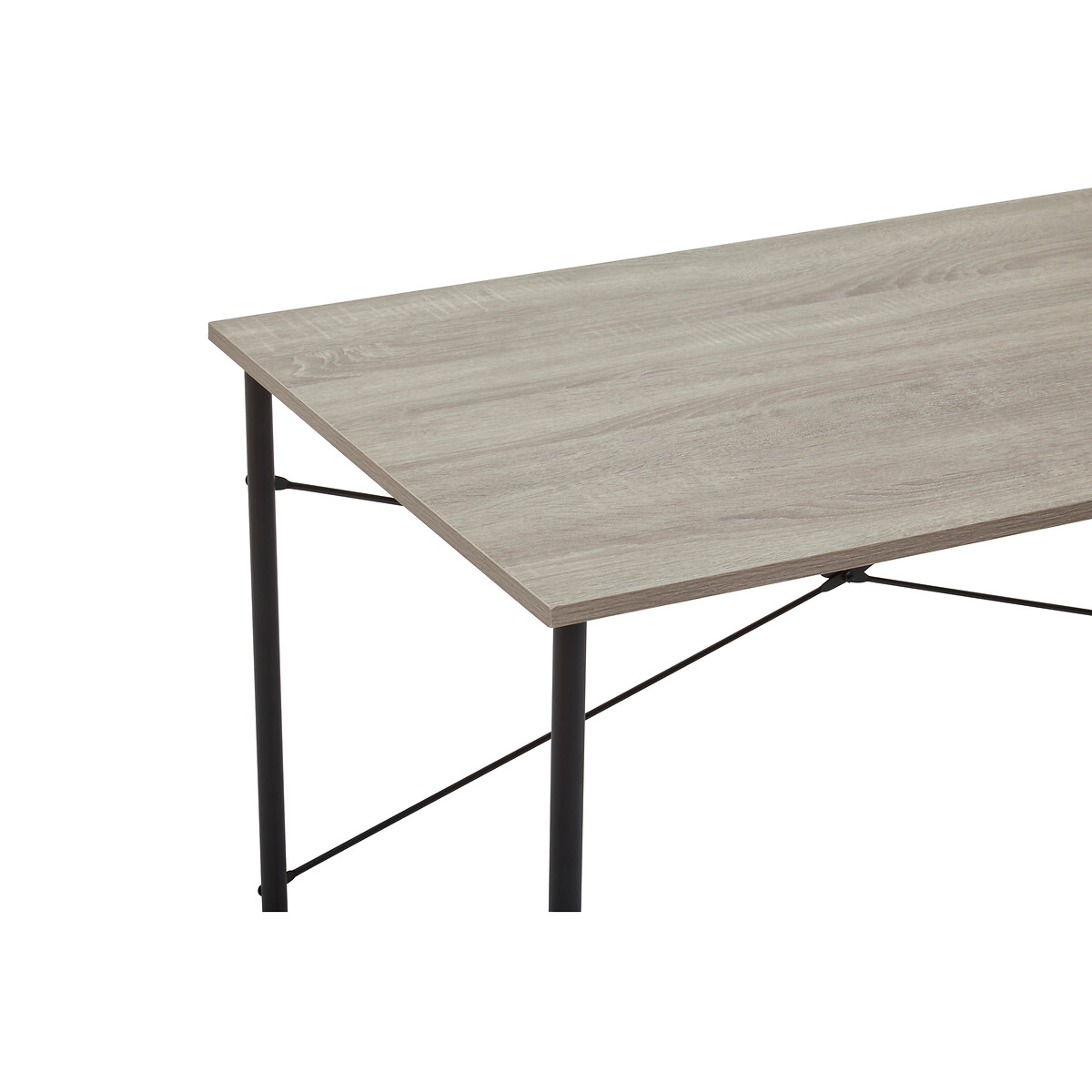 Riggs Oak Desk grey, SO'HOME