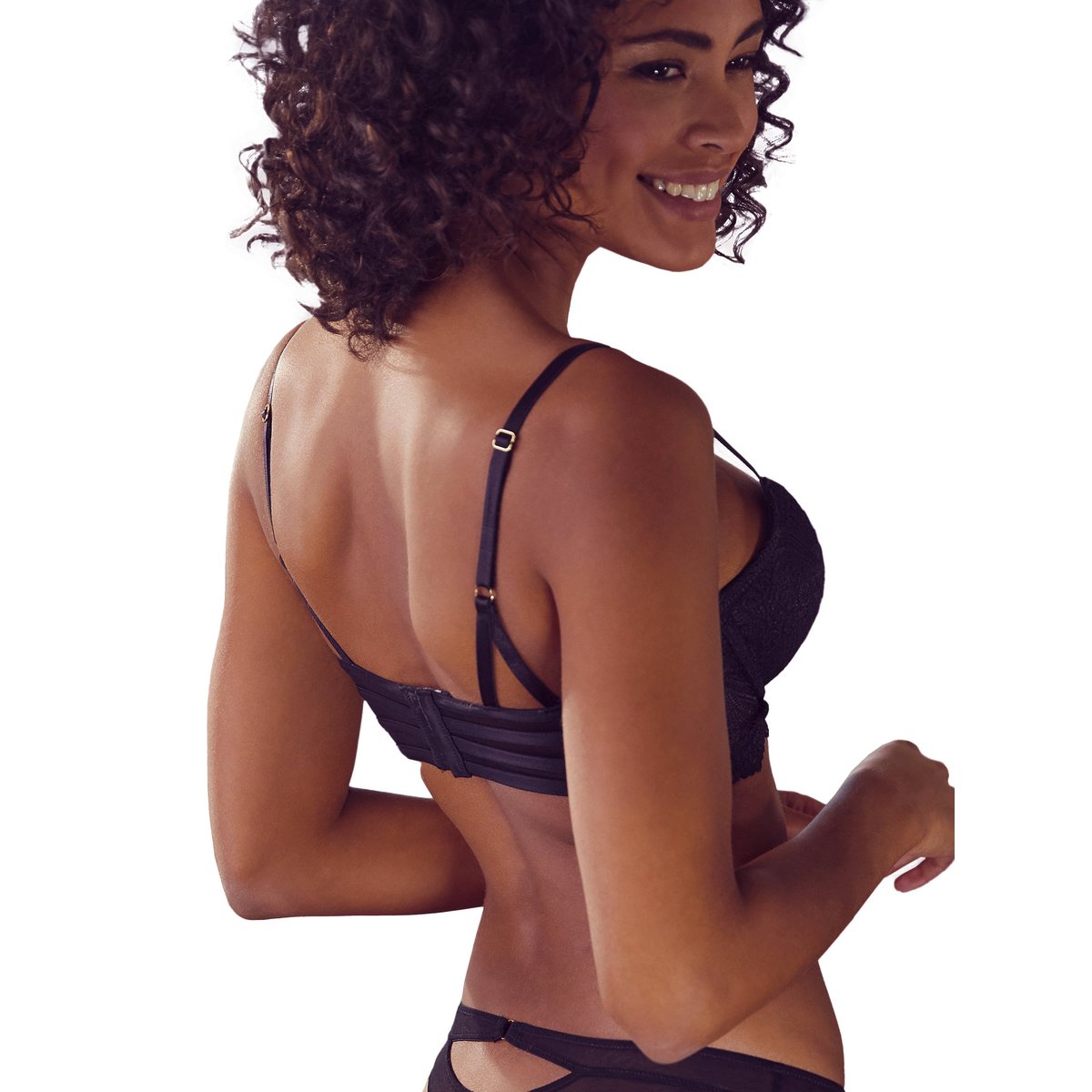 Soutien-gorge push-up Eleonora noir, LASCANA