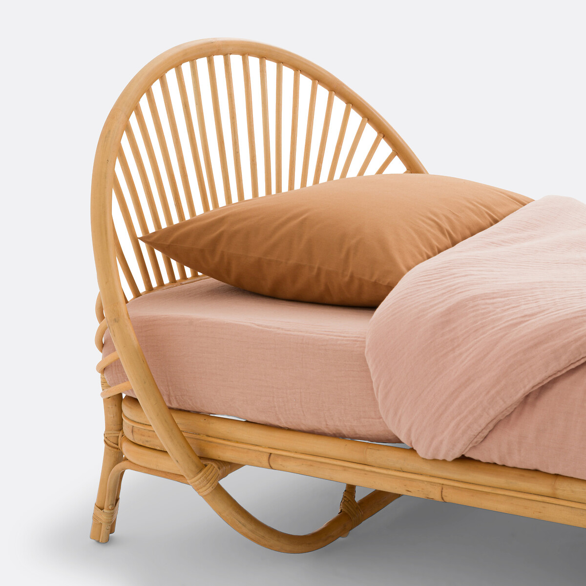 Sielo Rattan Bed natural rattan, LA REDOUTE INTERIEURS