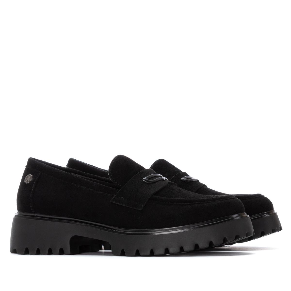 Chaussure Mocassin Plaine Décontractée noir, REFRESH