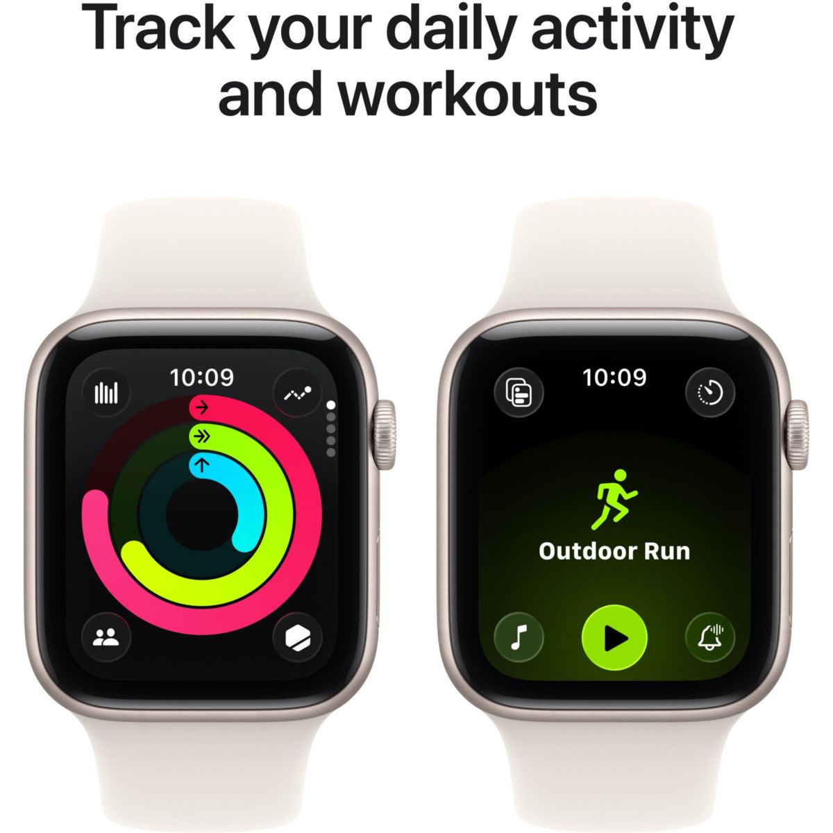 Montre connectée SE 3 44mm Lumière Stellaire S/M Cellular beige, APPLE