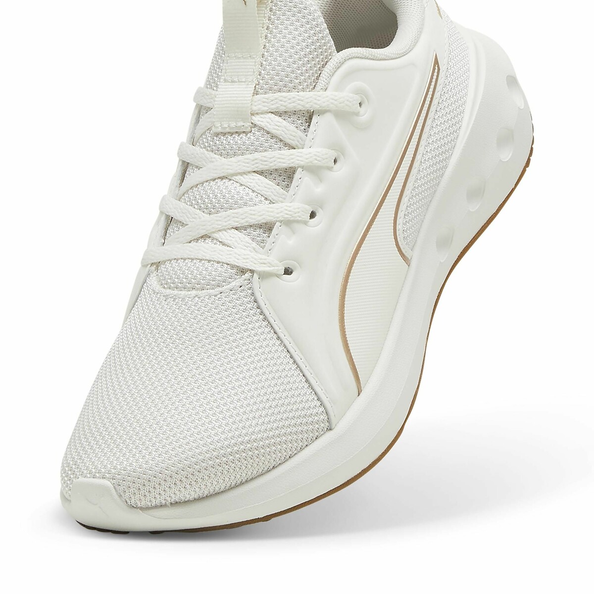 Baskets Softride Carson blanc/doré, PUMA