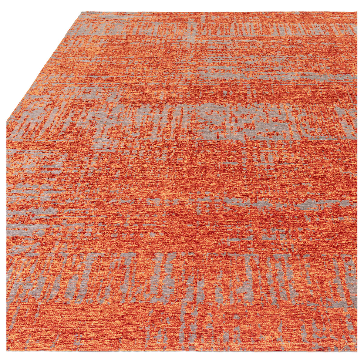 Abstract Chenille Blend Flatweave Rug orange, ÉDITÉ
