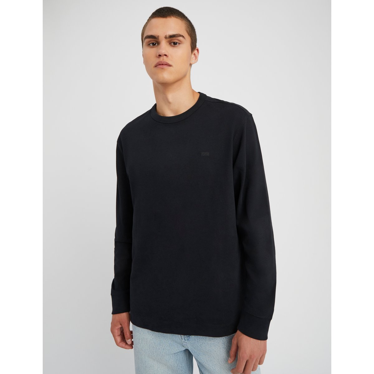 T-shirt manches longues noir, BZB