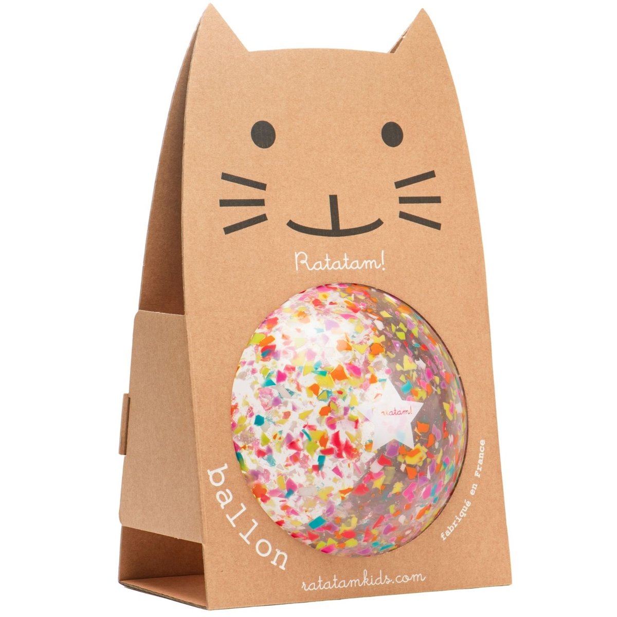 Ballon confettis (22 cm) multicolore, RATATAM