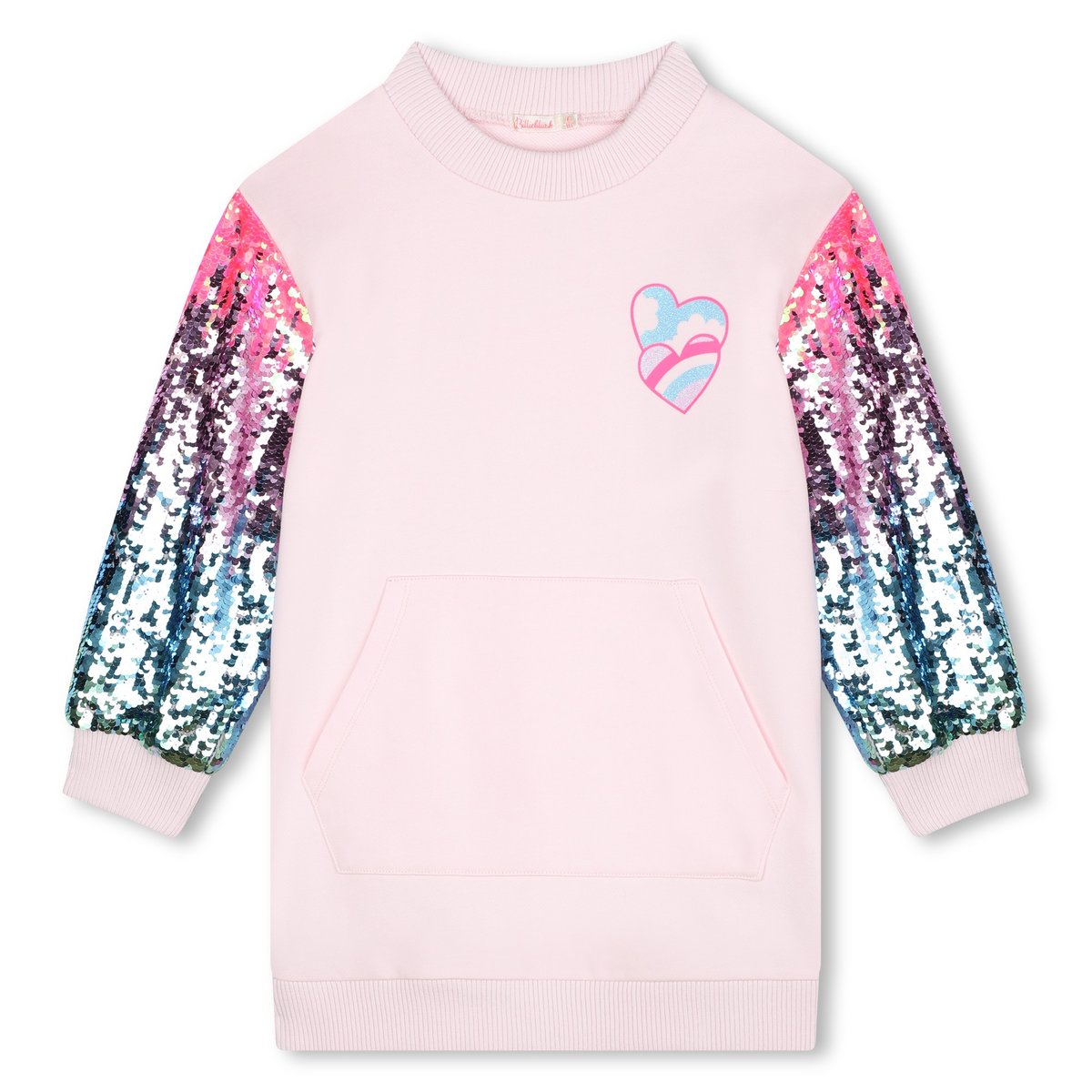 Robe à sequins baby pink, BILLIEBLUSH