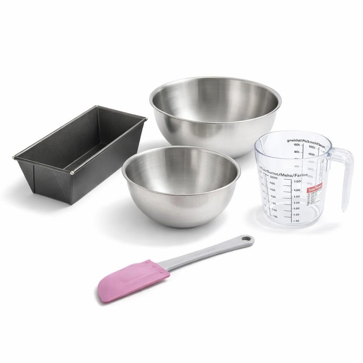 Set de 5 ustensiles de pâtisserie moule à gâteaux SPÉCIAL MINI noir, ZENKER