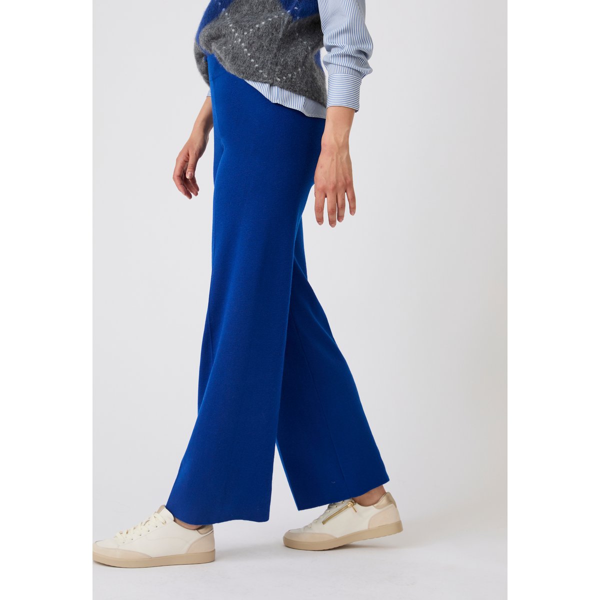 Pantalon maille enfilable Thermolactyl bleu, DAMART