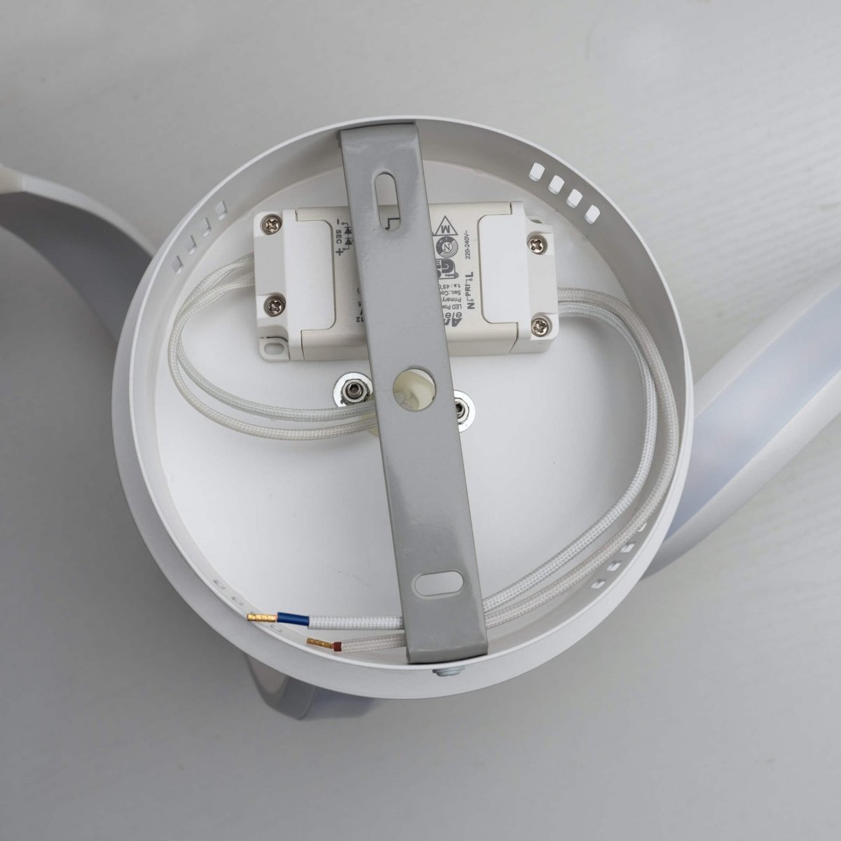 Applique spirale LED murale - KAUAI blanc, KOSILUM