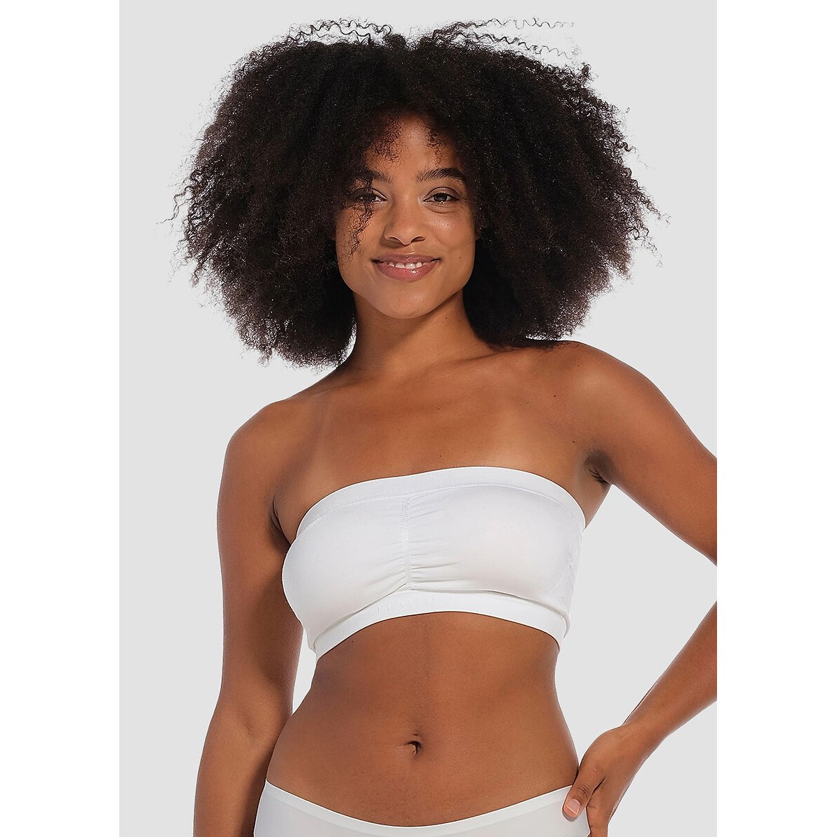 Sujetador tipo banda push-up blanco, MAGIC BODYFASHION