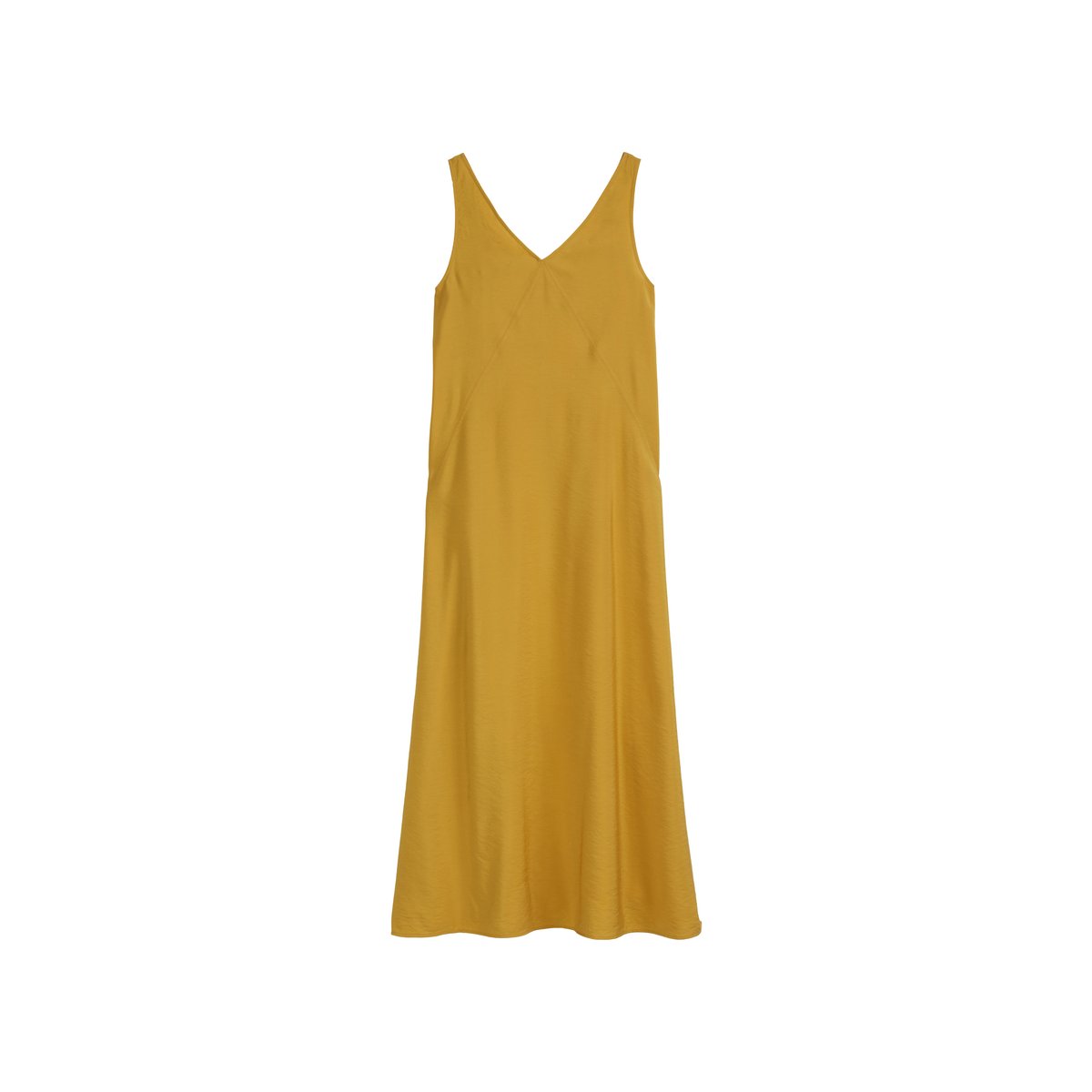 Robe maxi relaxed avec structure crinkle gelb, MARC O'POLO