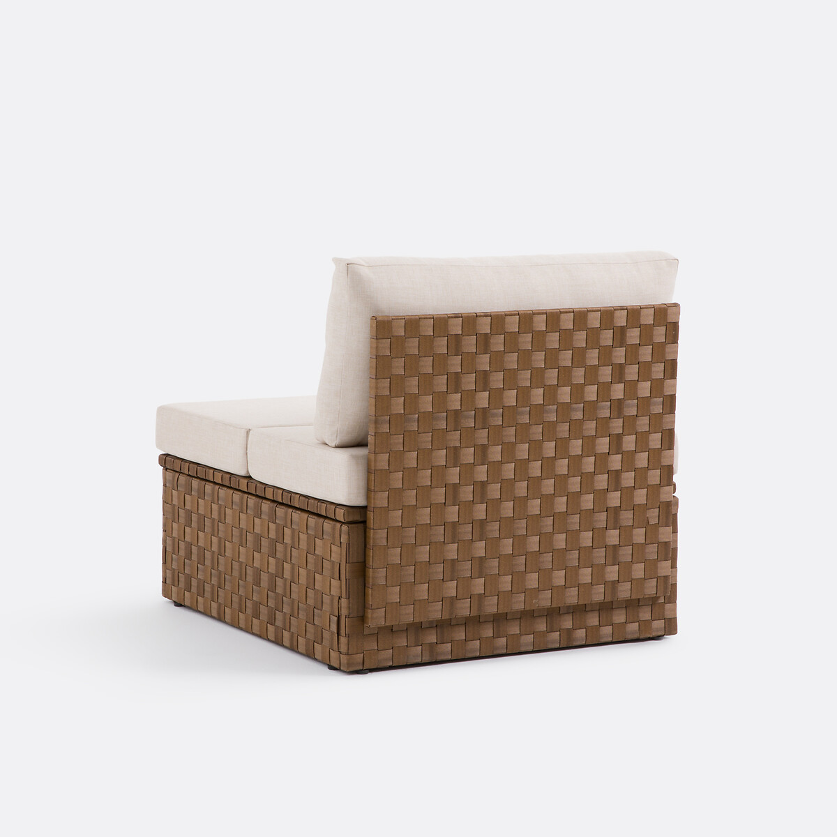 Fauteuil de jardin, en résine tressée, ALZÉNA brun, LA REDOUTE INTERIEURS