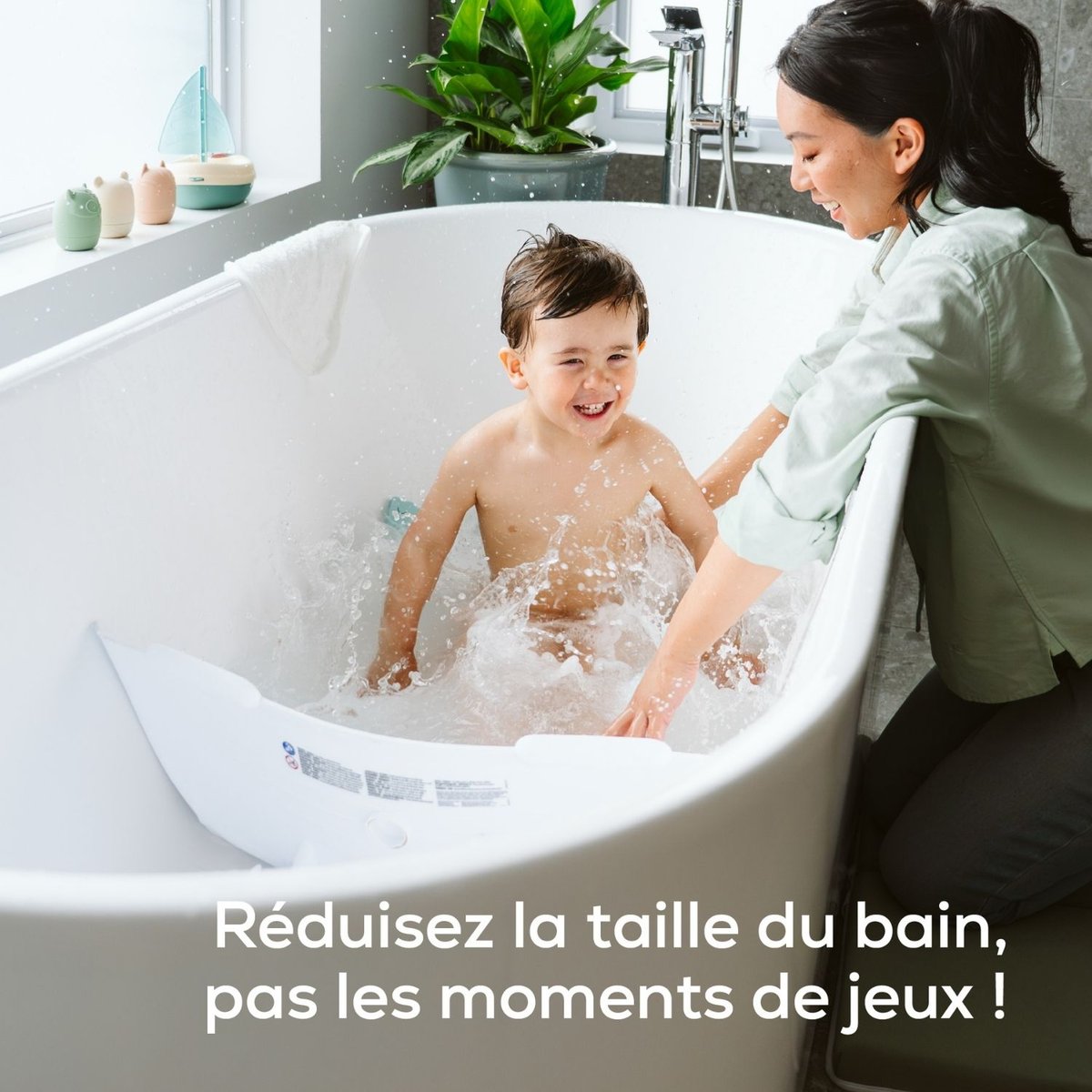 Réducteur de bain blanc, ANGELCARE