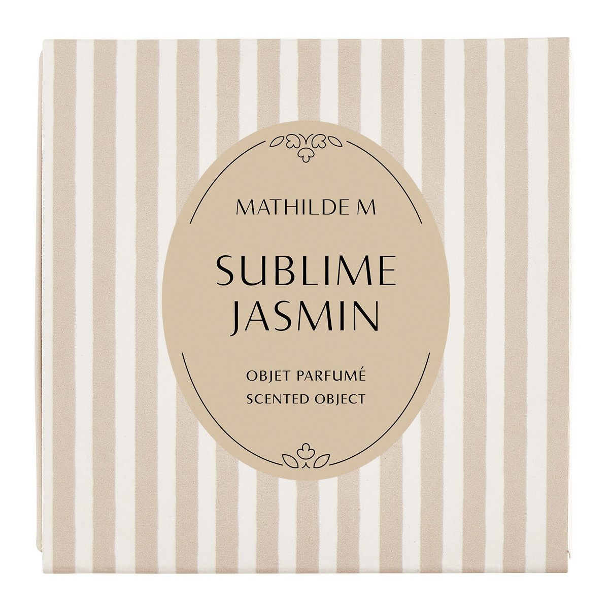 Coffret de 4 décors fondants en cire parfumée - SUBLIME JASMIN blanc, MATHILDE M